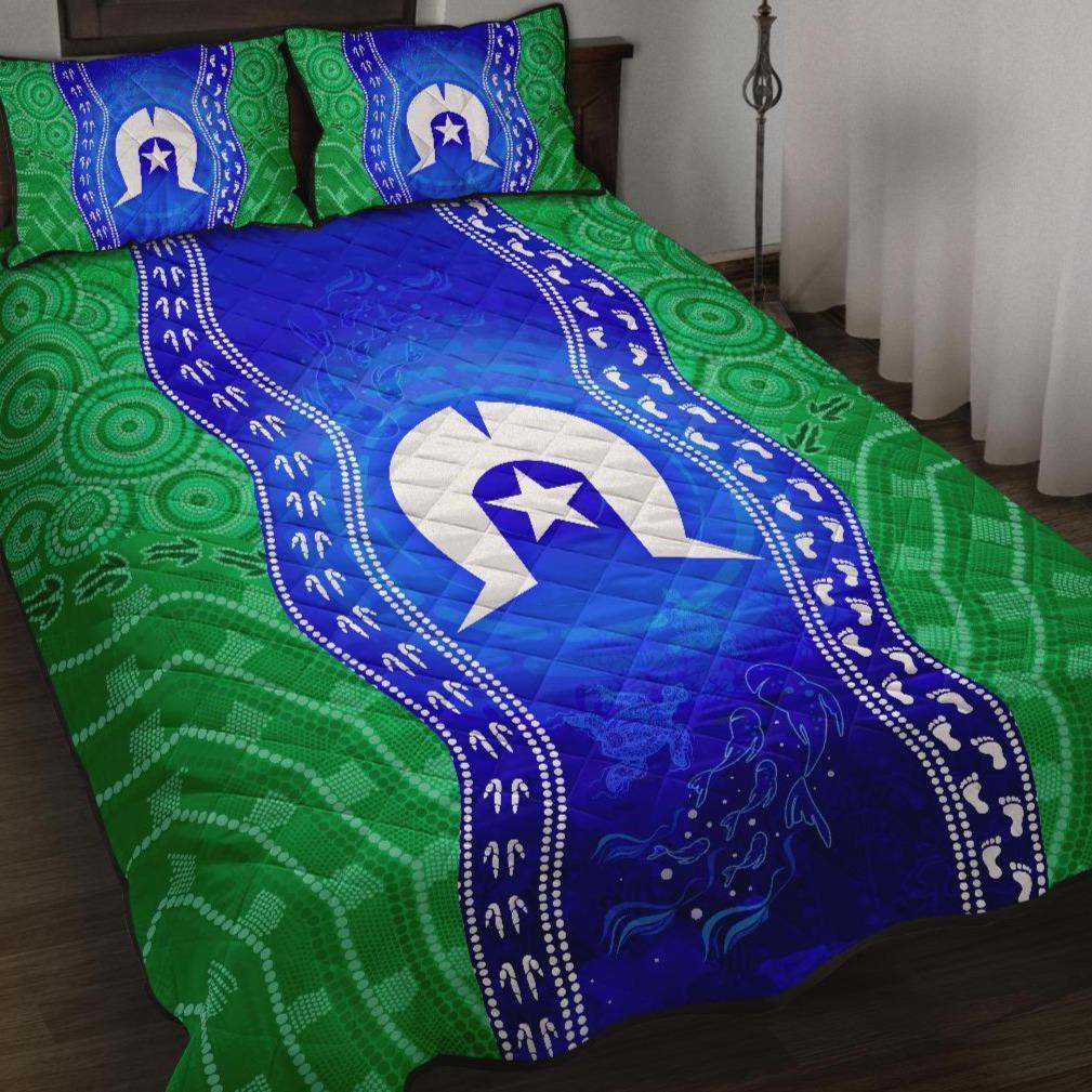 torres-strait-islanders-quilt-bed-set-torres-symbol-with-aboriginal-patterns