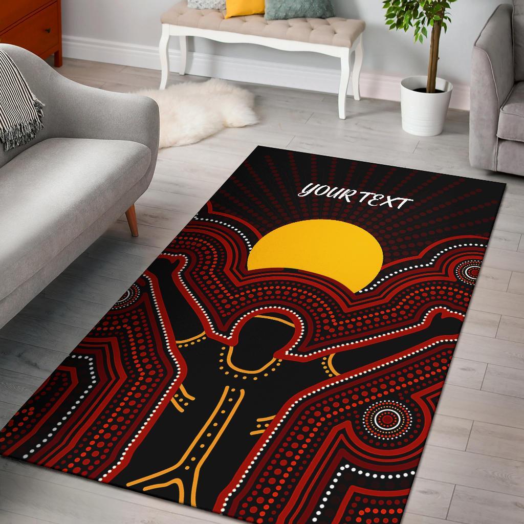 aboriginal-personalised-area-rug-the-sun-always-shines