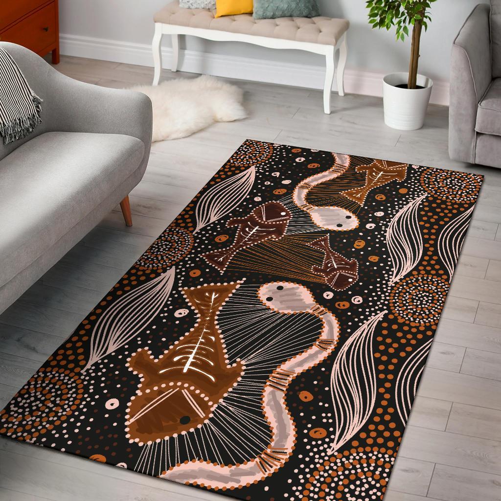 aboriginal-area-rug-indigenous-fish-and-snake