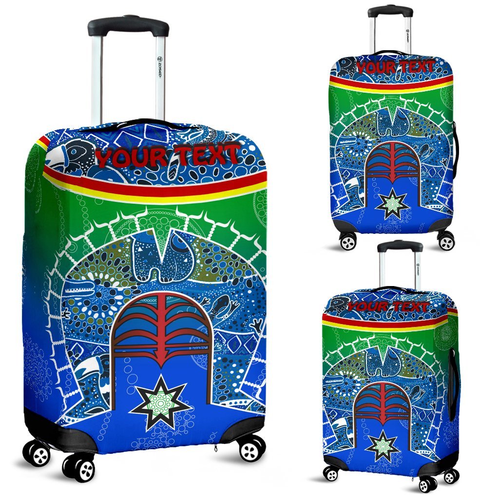 personalised-luggage-covers-torres-strait-symbol-with-aboriginal-patterns