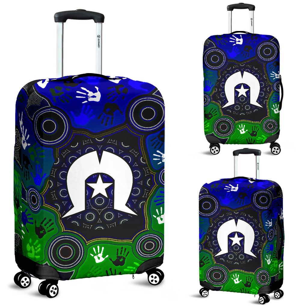 aboriginal-luggage-covers-torres-strait-symbol-with-indigenous-patterns