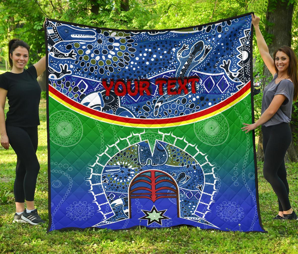 personalised-premium-quilt-torres-strait-symbol-with-aboriginal-patterns