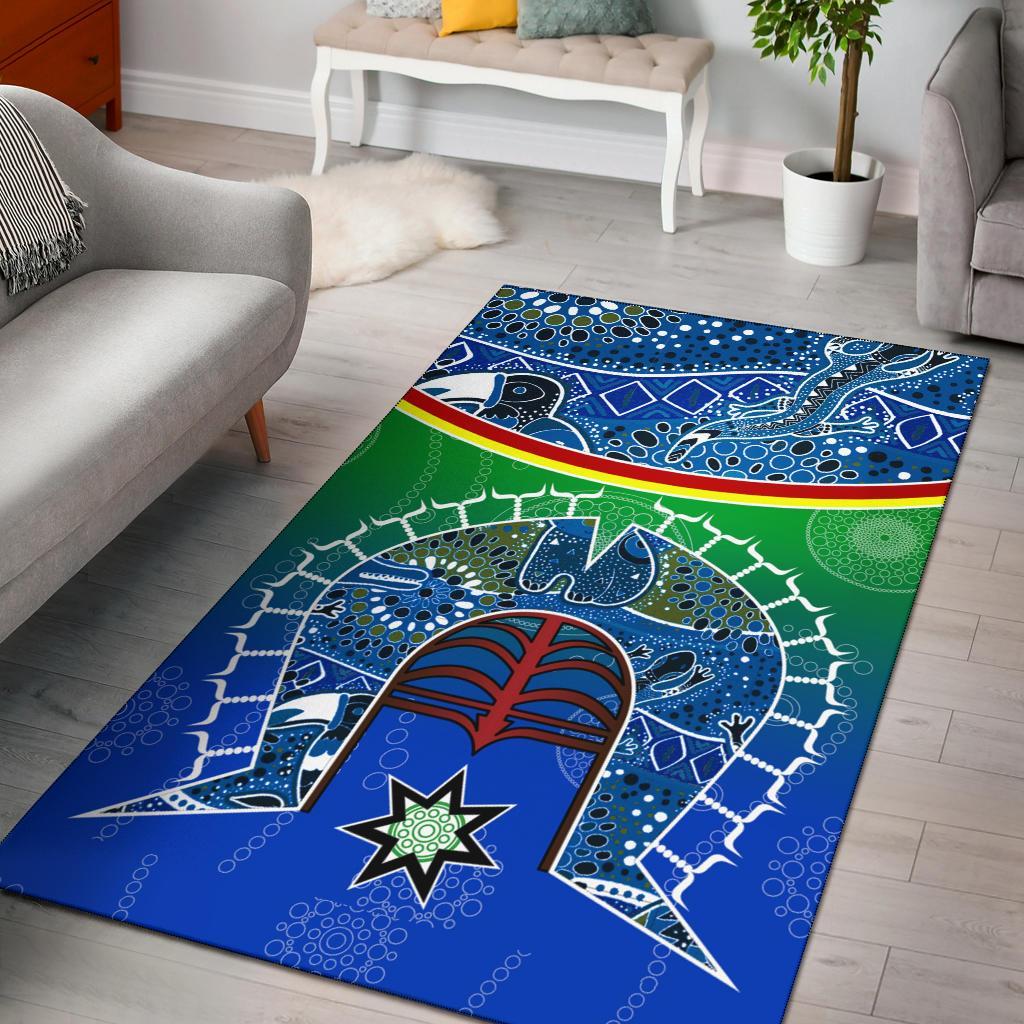 area-rug-torres-strait-symbol-with-aboriginal-patterns