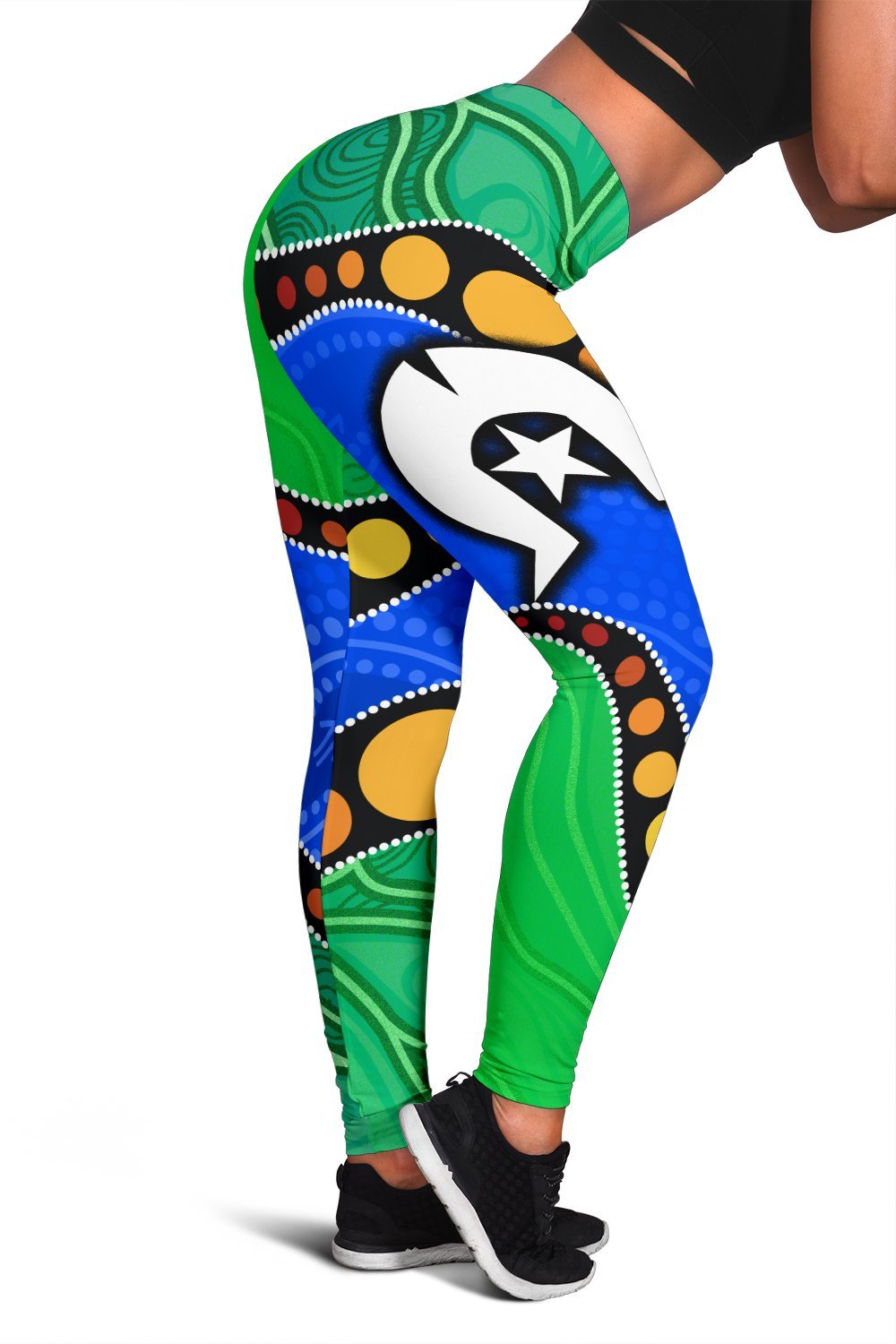 custom-torres-strait-islands-womens-leggings-flag-with-aboriginal-patterns