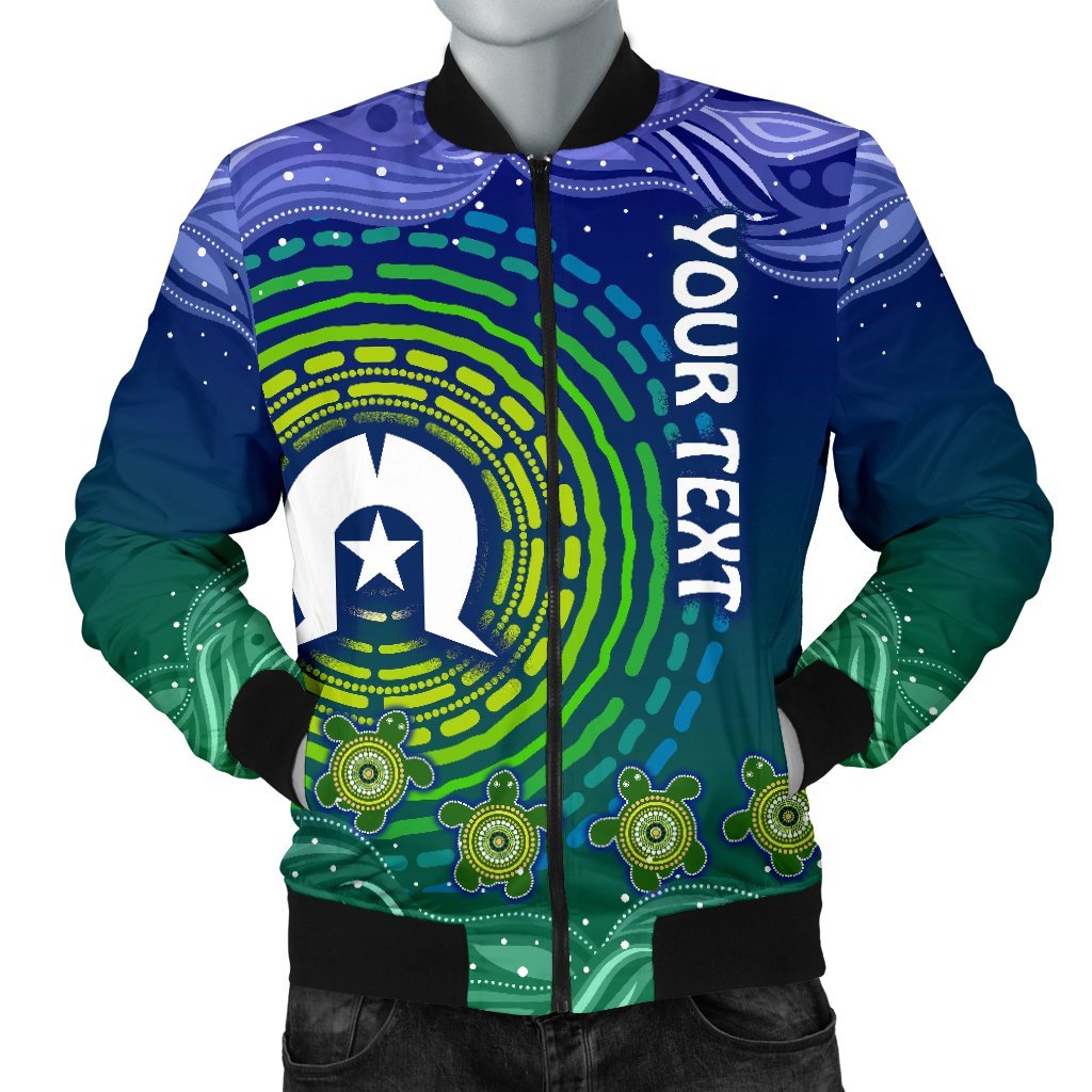 custom-text-torres-strait-islanders-mens-bomber-jacket-aboriginal-turtle