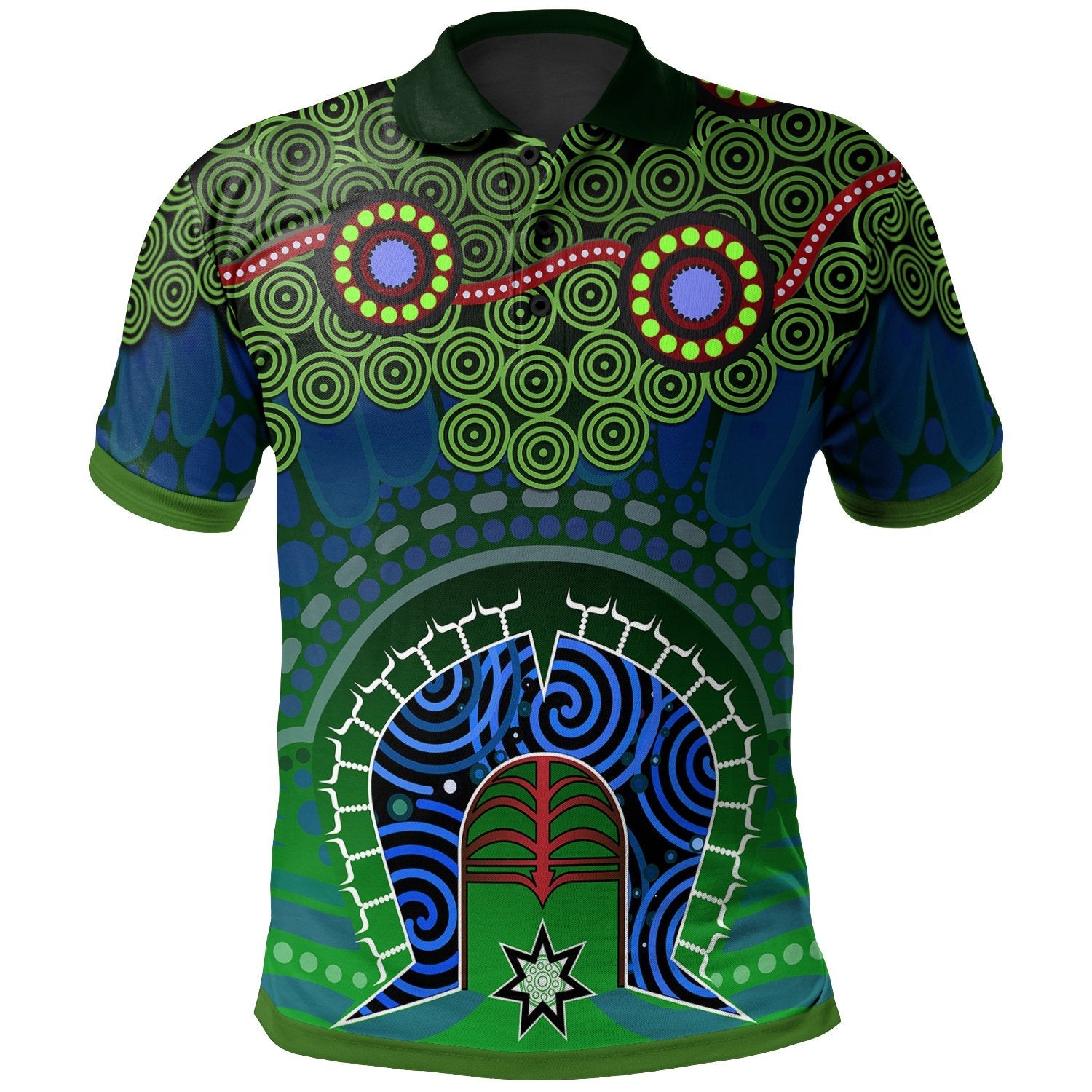 torres-strait-polo-shirt-dhari-and-dot-patterns