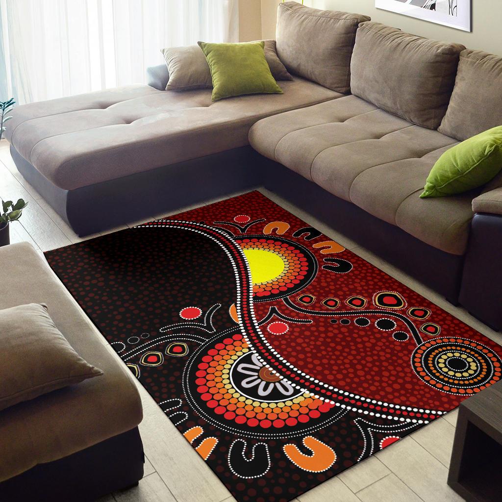 aboriginal-area-rug-australia-flag-dot-painting-art