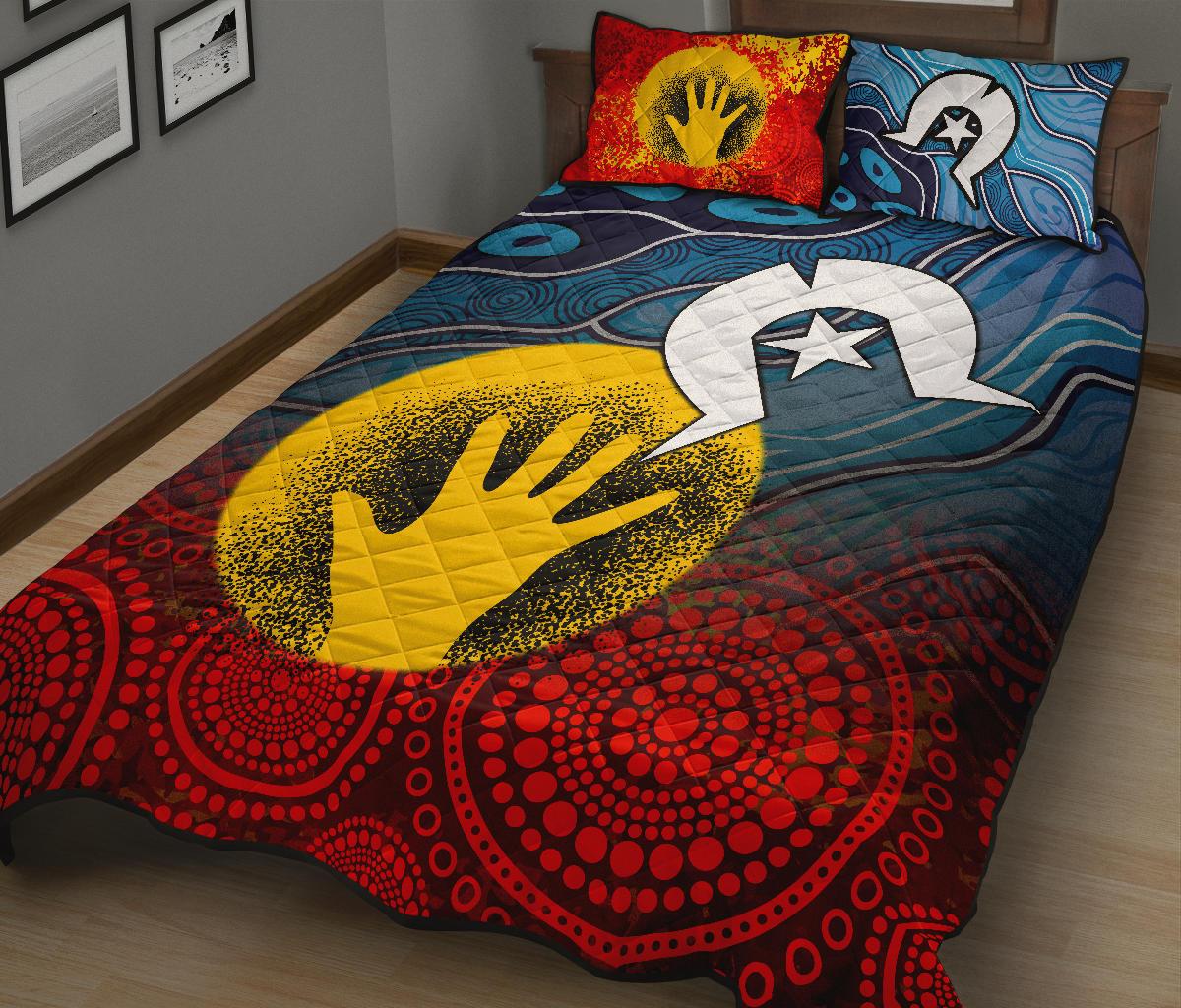 aboriginal-quilt-bed-set-aboriginal-and-torres-strait-islanders-flag