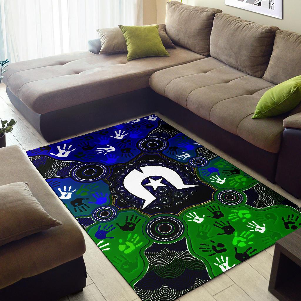 aboriginal-area-rug-torres-strait-symbol-with-indigenous-patterns