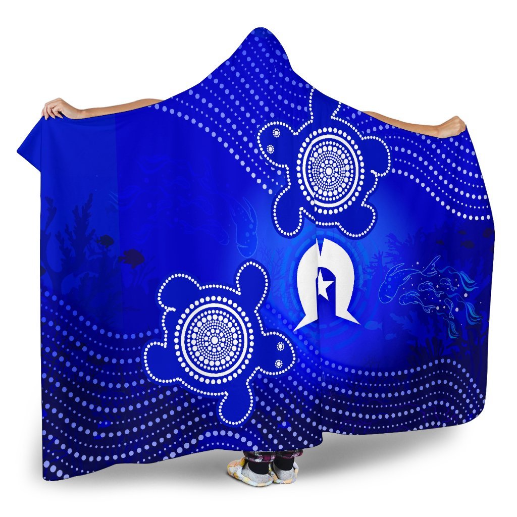 torres-strait-islanders-hooded-blanket-torres-symbol-with-turtle