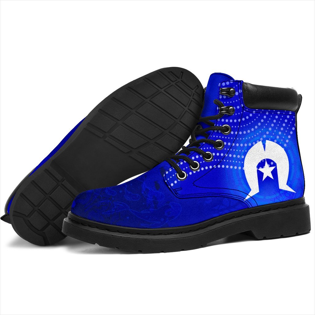 torres-strait-islanders-all-season-boots-torres-symbol-with-aboriginal-turtle