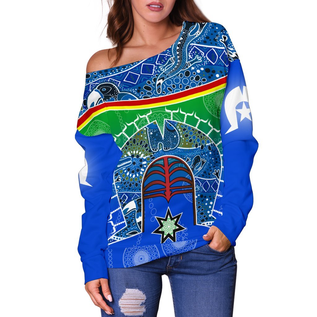 womens-off-shoulder-torres-strait-symbol-with-aboriginal-patterns