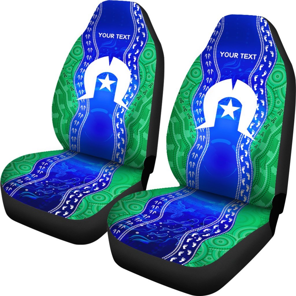 custom-torres-strait-islanders-car-seat-covers-torres-symbol-with-aboriginal-patterns