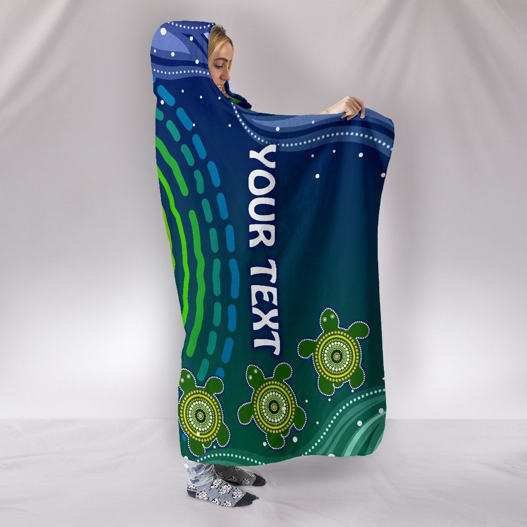 custom-text-torres-strait-islanders-hooded-blanket-aboriginal-turtle