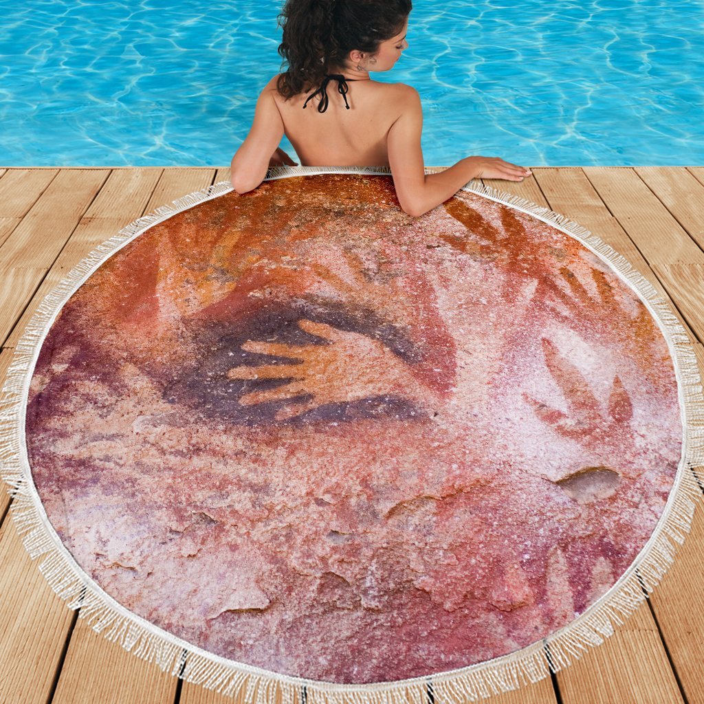 aboriginal-beach-blanket-aboriginal-hand-art