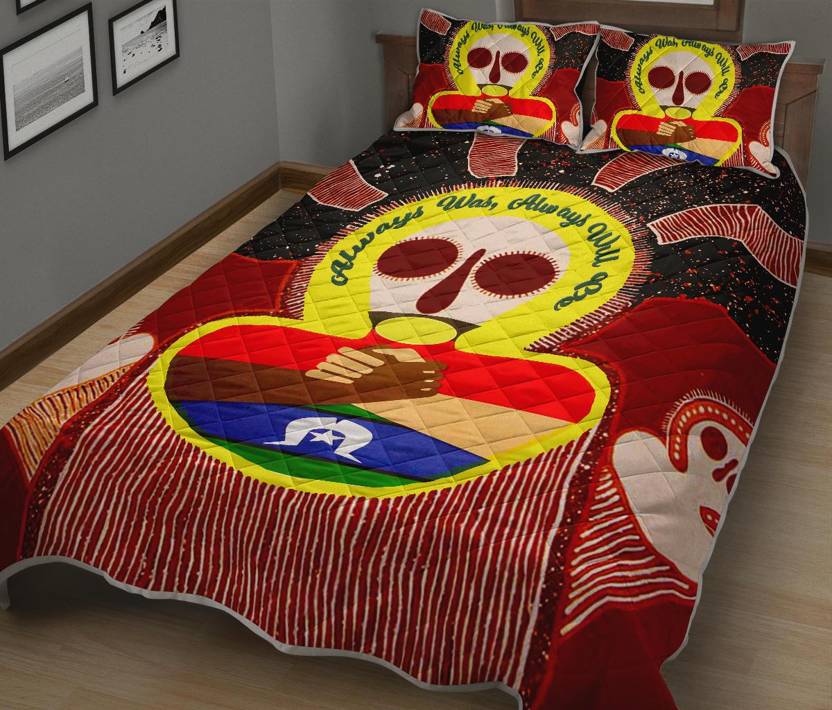 aboriginal-and-torres-strait-islander-quilt-bed-sets-naidoc-style