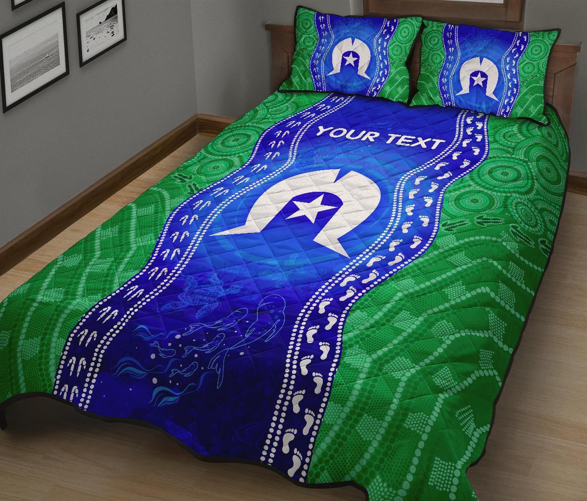 custom-torres-strait-islanders-quilt-bed-set-torres-symbol-with-aboriginal-patterns