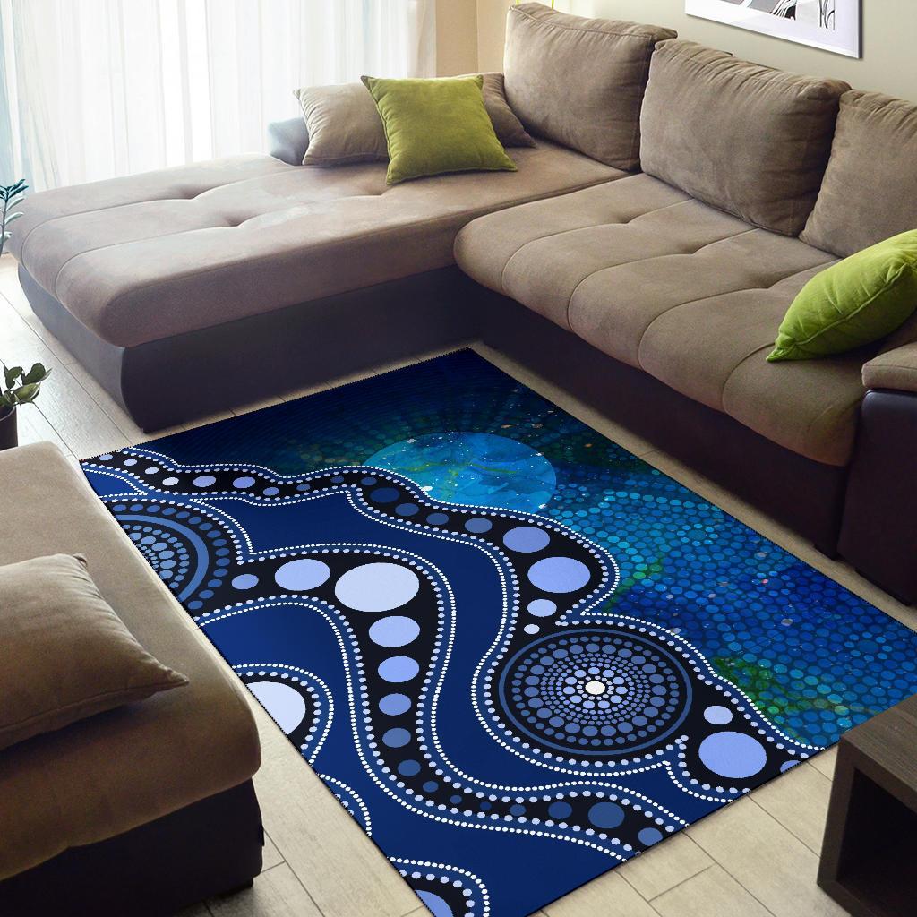 aborignal-area-rug-australia-indigenous-flag-circle-dot-painting-art-blue