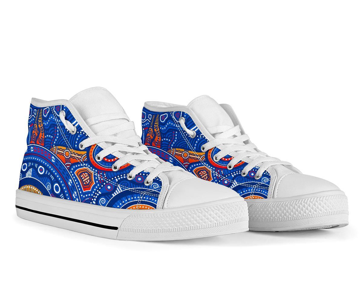 aboriginal-high-top-shoe-indigenous-footprint-patterns-blue-color