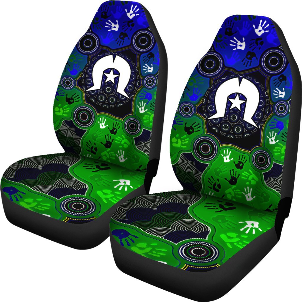 aboriginal-car-seat-torres-strait-symbol-with-indigenous-patterns