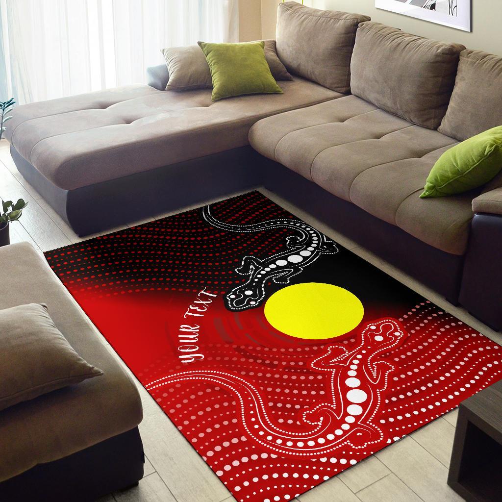 custom-aboriginal-area-rug-two-indigenous-lizard