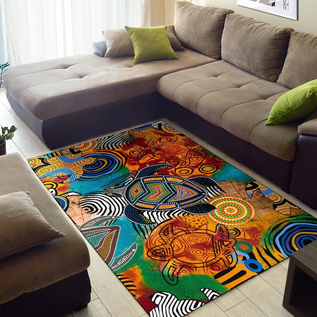 aboriginal-area-rug-turtle-indigenous-art