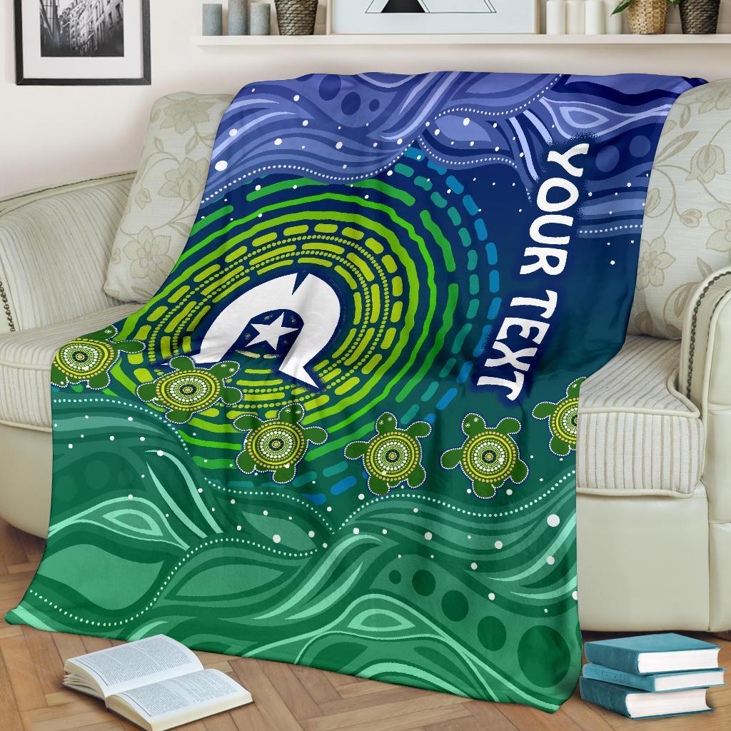 custom-text-torres-strait-islanders-premium-blanket-aboriginal-turtle