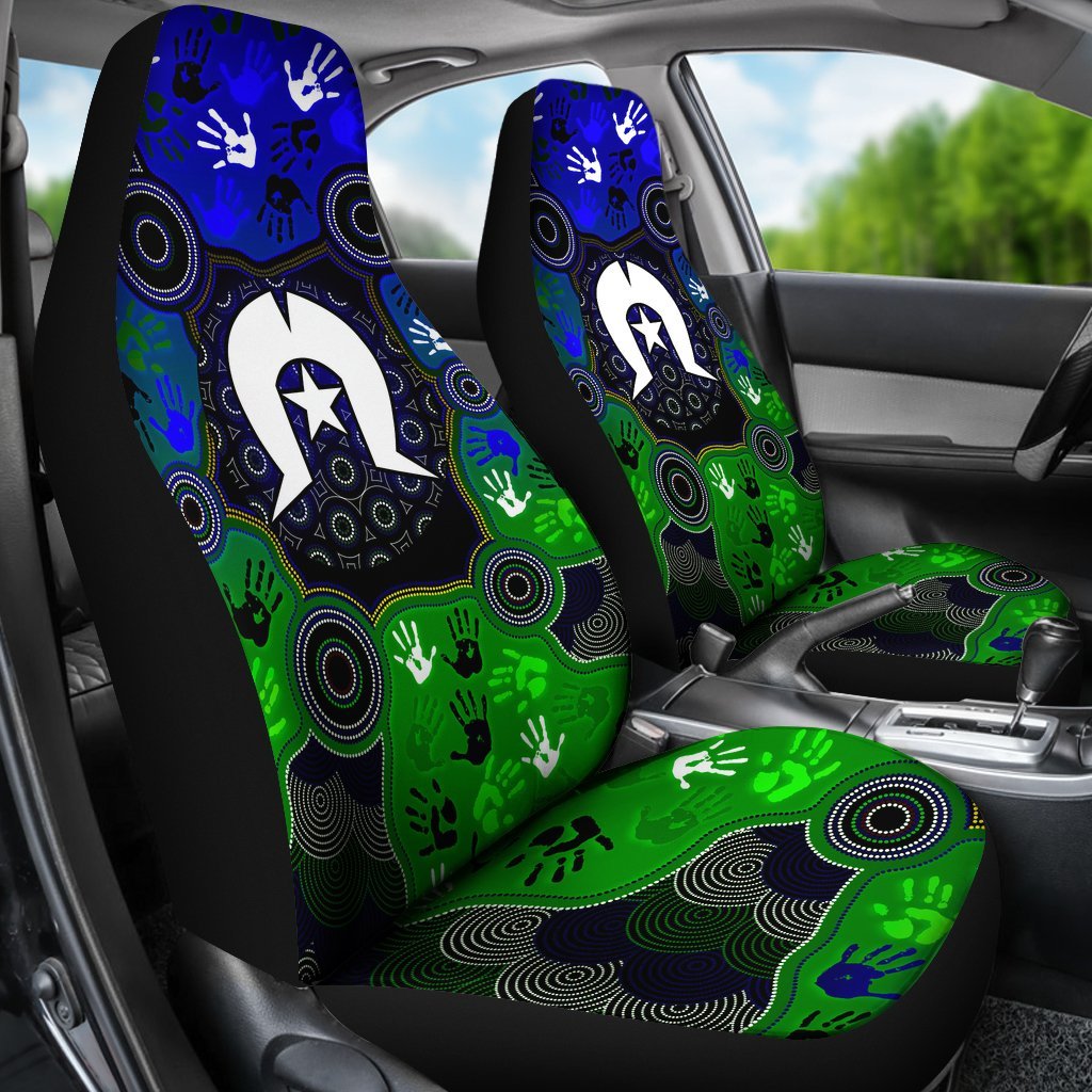 aboriginal-car-seat-torres-strait-symbol-with-indigenous-patterns