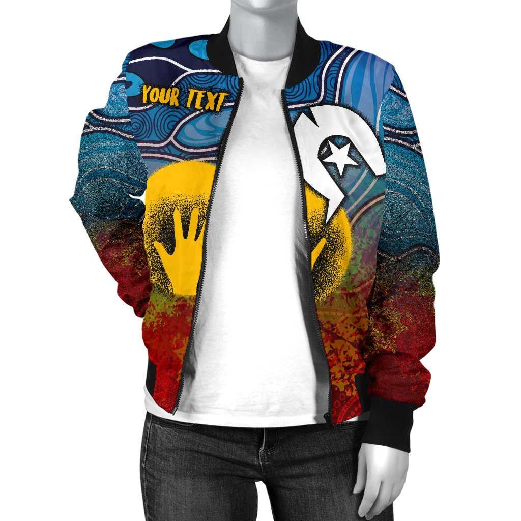 custom-aboriginal-womens-bomber-jacket-aboriginal-and-torres-strait-islanders-flag