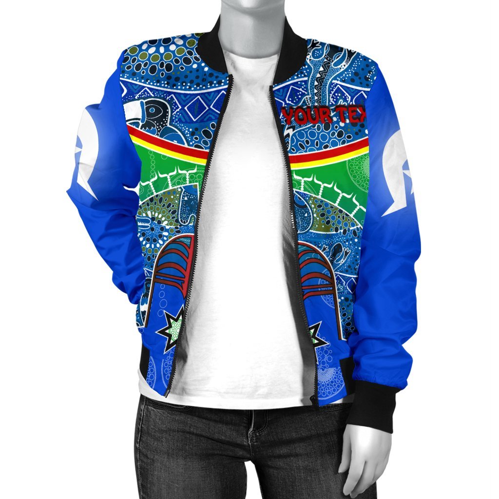 personalised-womens-bomber-jacket-torres-strait-symbol-with-aboriginal-patterns