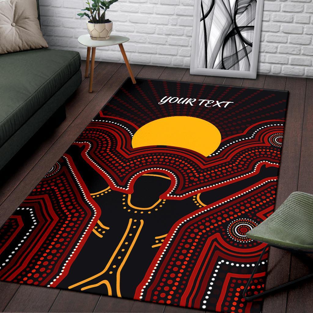 aboriginal-personalised-area-rug-the-sun-always-shines