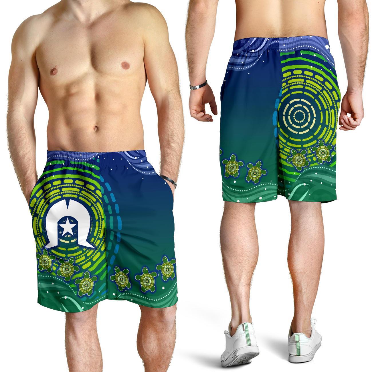 torres-strait-islanders-mens-shorts-aboriginal-turtle