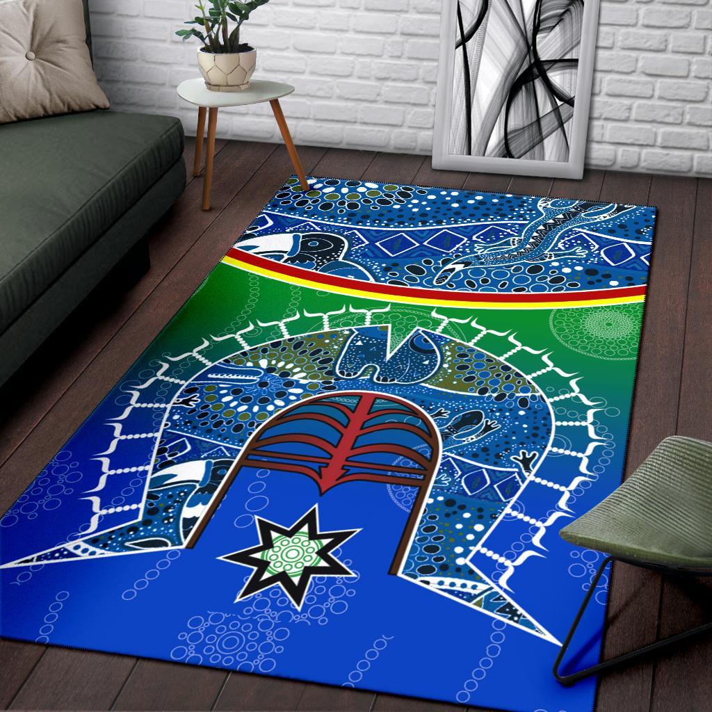 area-rug-torres-strait-symbol-with-aboriginal-patterns