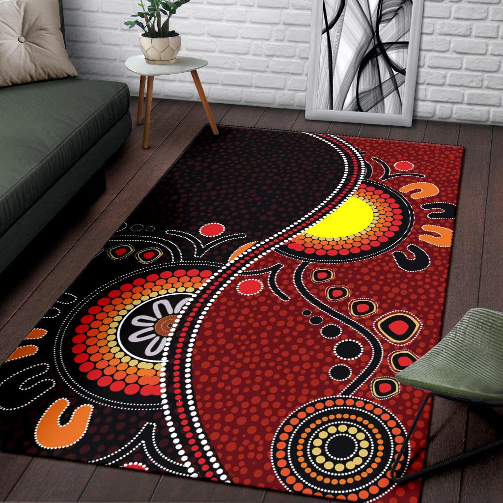 aboriginal-area-rug-australia-flag-dot-painting-art