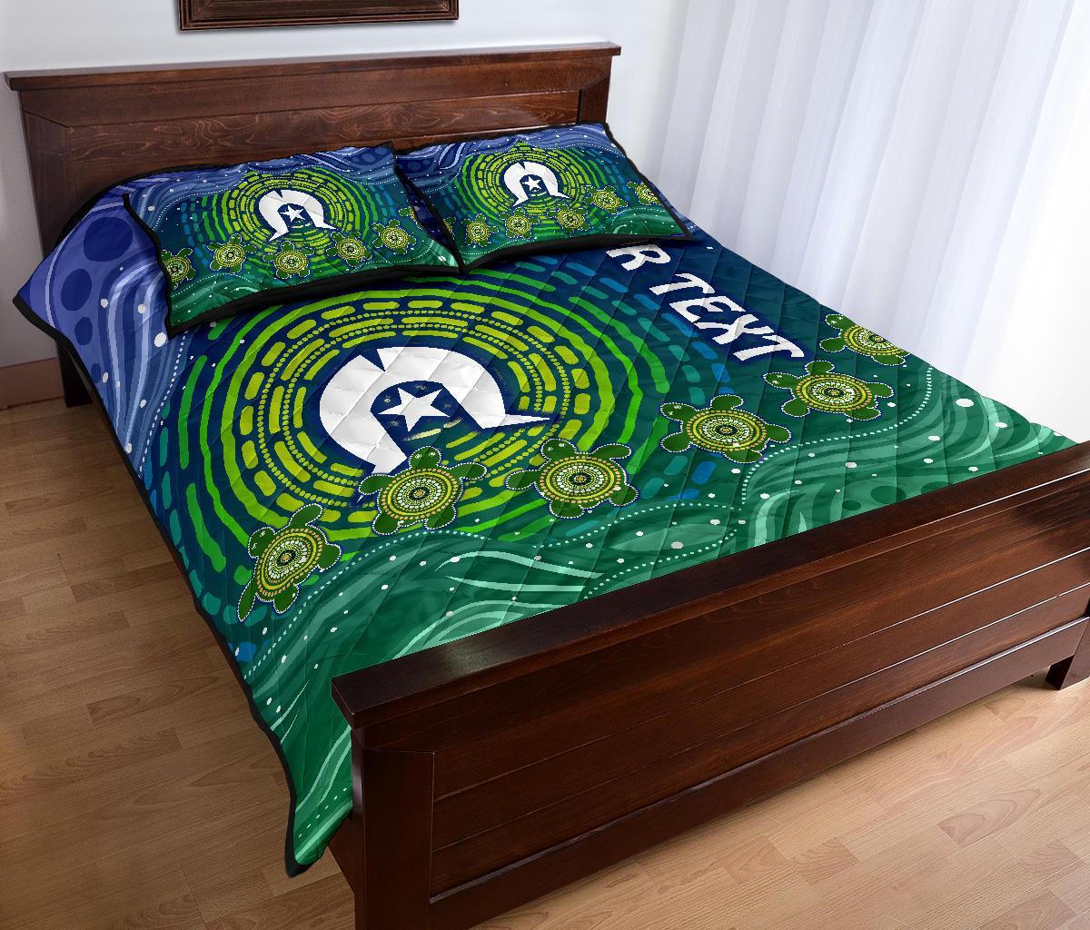 custom-text-torres-strait-islanders-quilt-bed-set-aboriginal-turtle