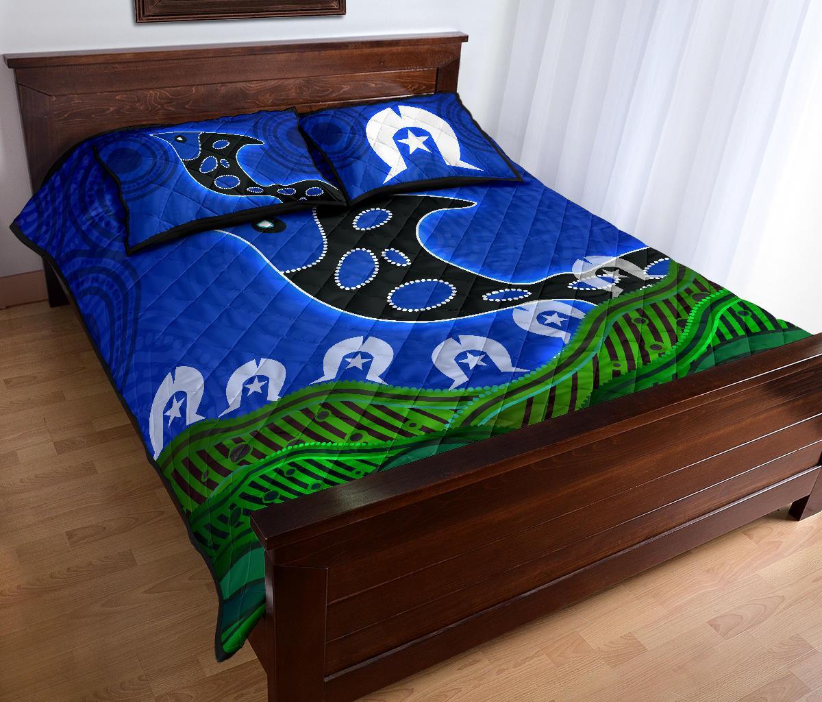 quilt-bed-set-torres-strait-dot-patterns