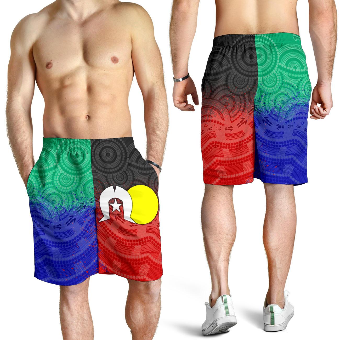 aboriginal-mens-shorts-australia-naidoc-week-indigenous-flag-style