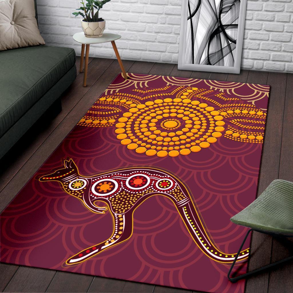 aboriginal-area-rug-aboriginal-kangaroo