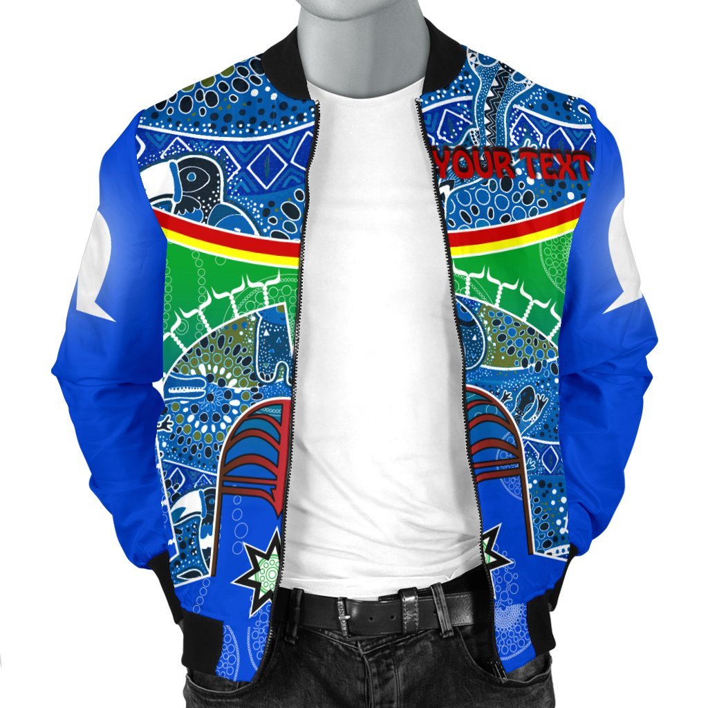 personalised-mens-bomber-jacket-torres-strait-symbol-with-aboriginal-patterns