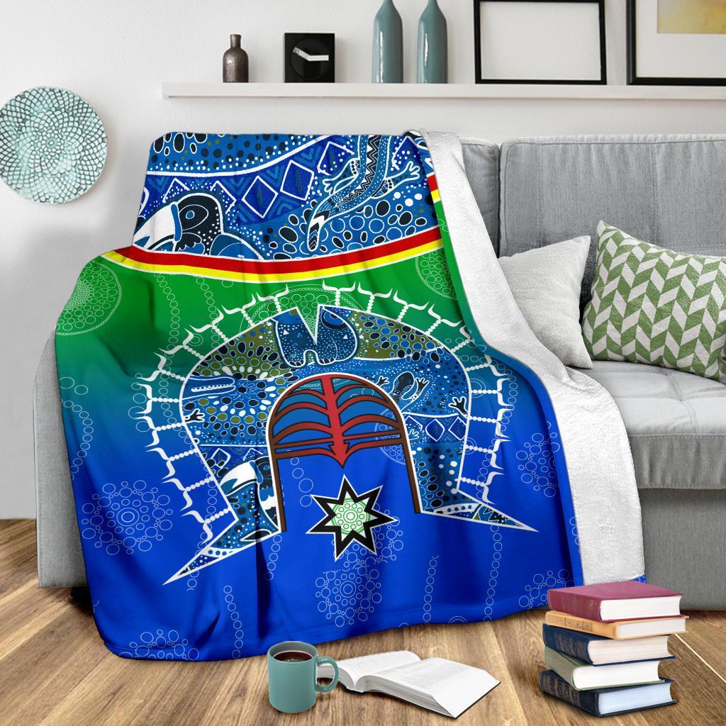 premium-blanket-torres-strait-symbol-with-aboriginal-patterns