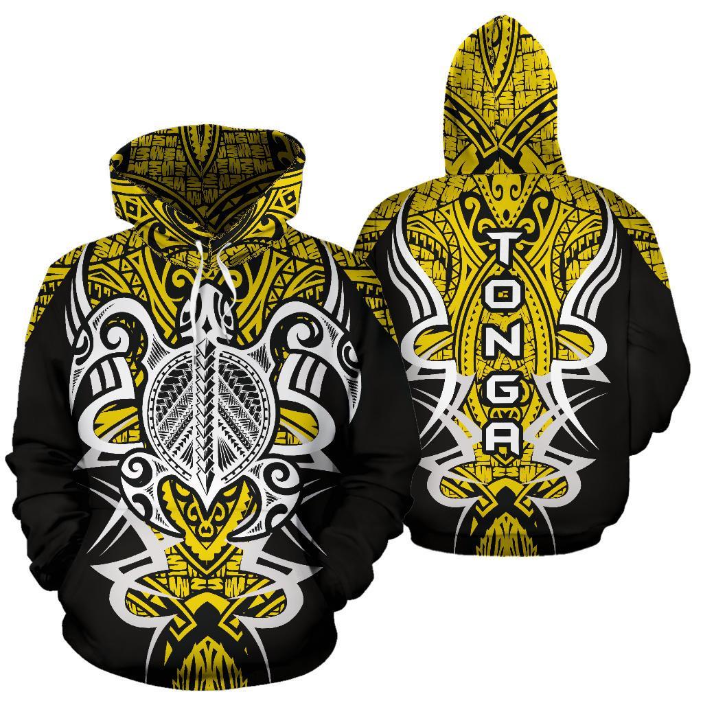 hoodie-tonga-turtle-polynesian-yellow-armor-style