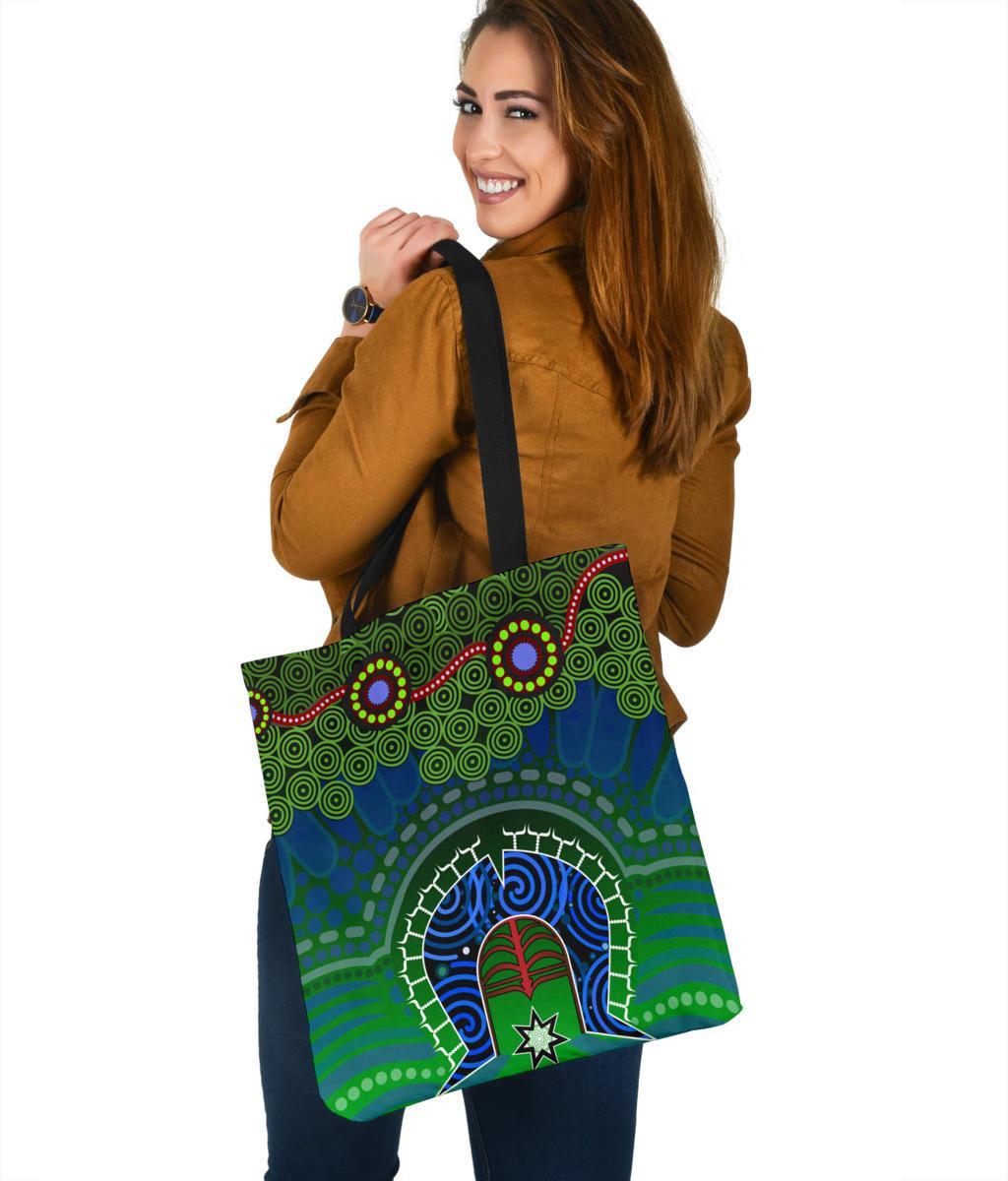 torres-strait-tote-bags-dhari-and-dot-patterns