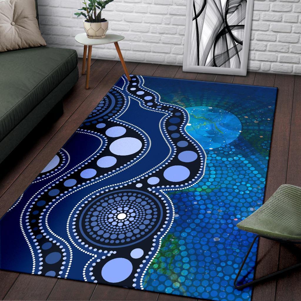 aborignal-area-rug-australia-indigenous-flag-circle-dot-painting-art-blue