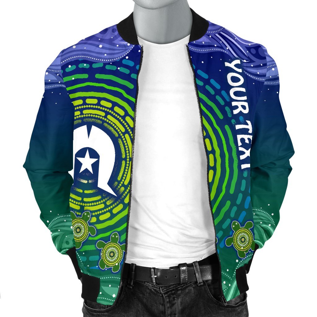 custom-text-torres-strait-islanders-mens-bomber-jacket-aboriginal-turtle