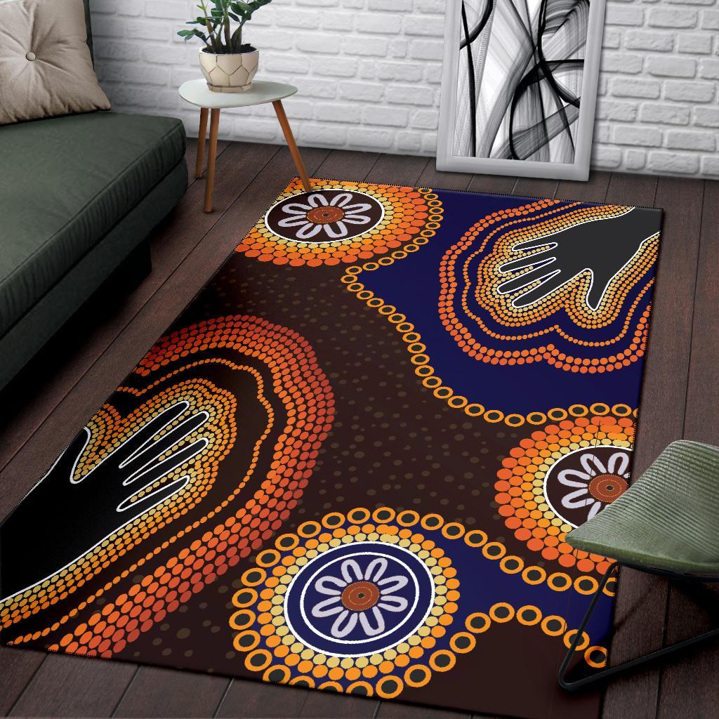 area-rug-aboriginal-dot-art-painting-with-hand