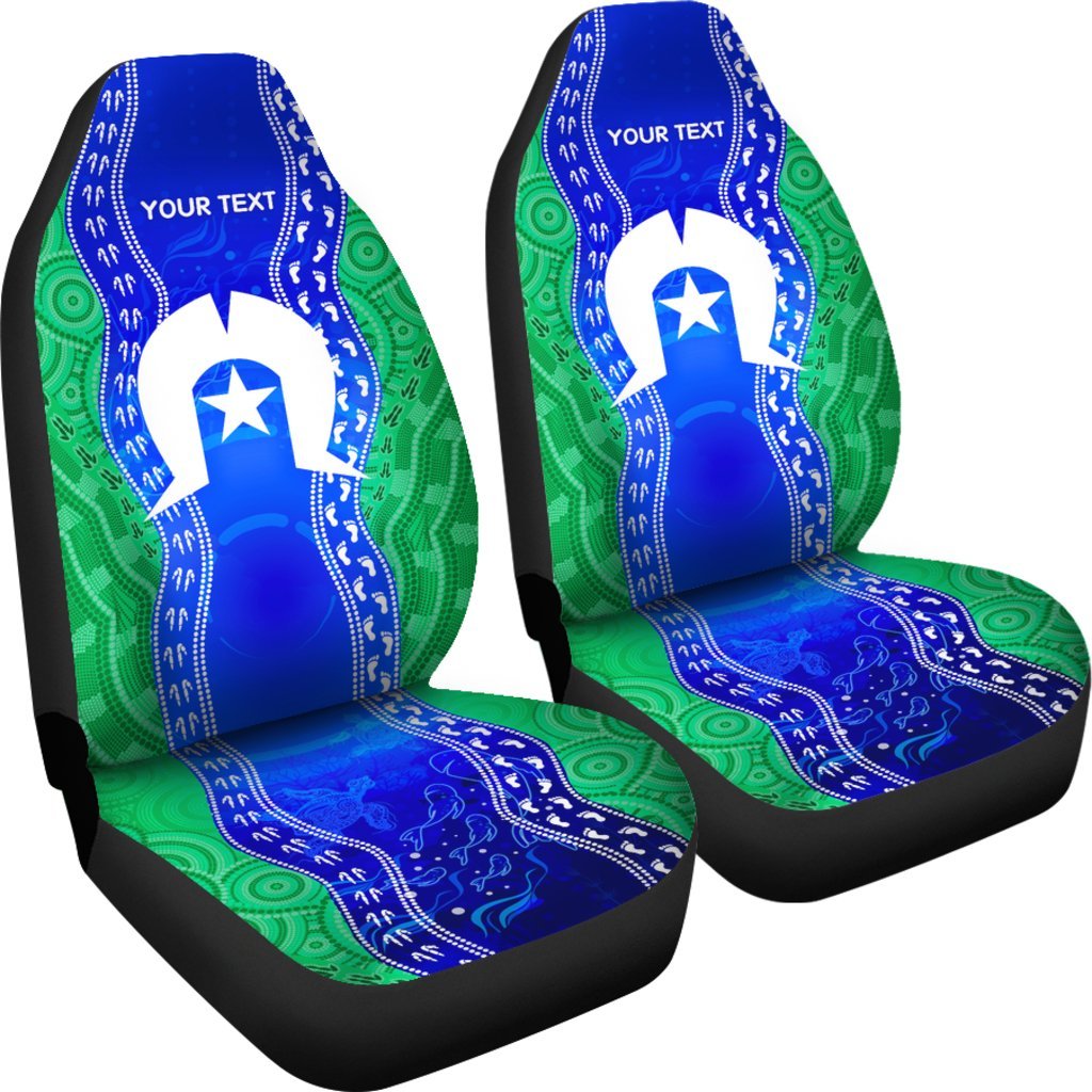 custom-torres-strait-islanders-car-seat-covers-torres-symbol-with-aboriginal-patterns