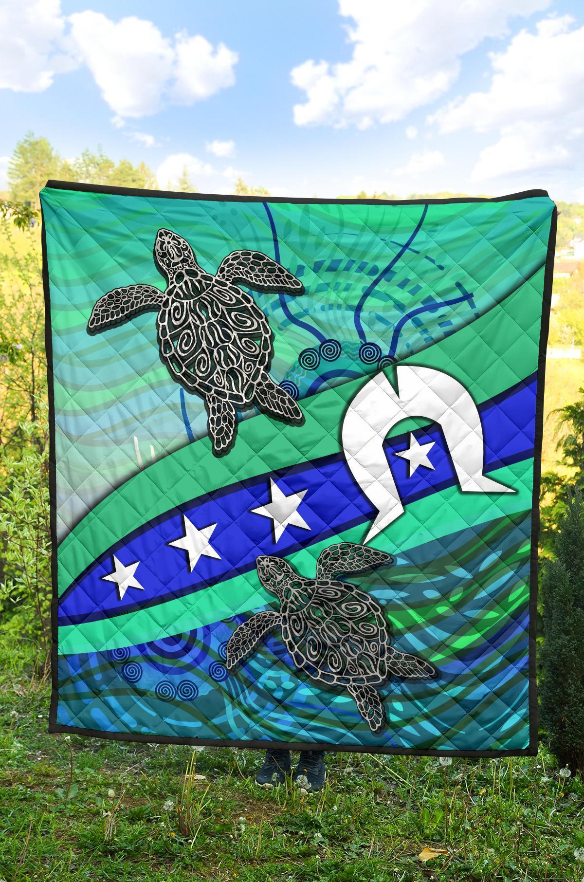 premium-quilt-torres-strait-flag-and-turtle