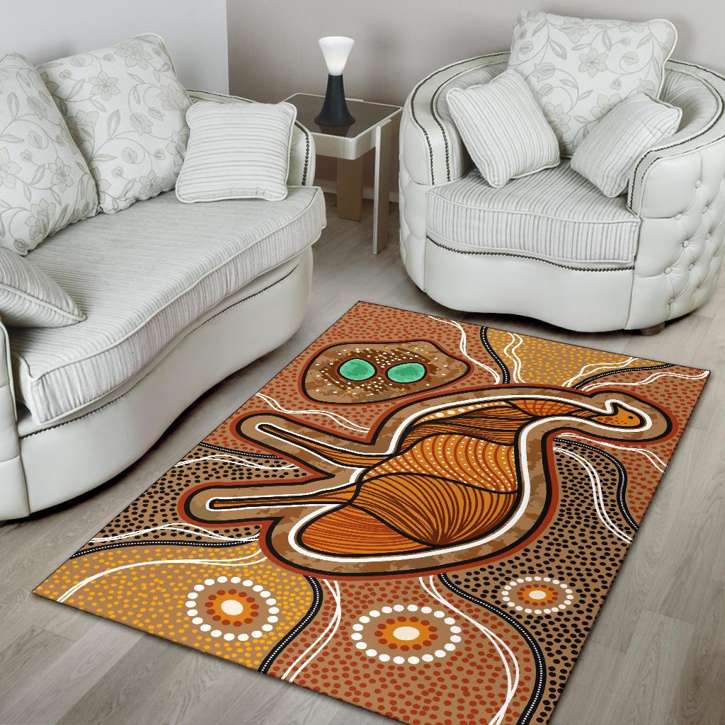 aboriginal-area-rug-indigenous-emu-vintage-stye