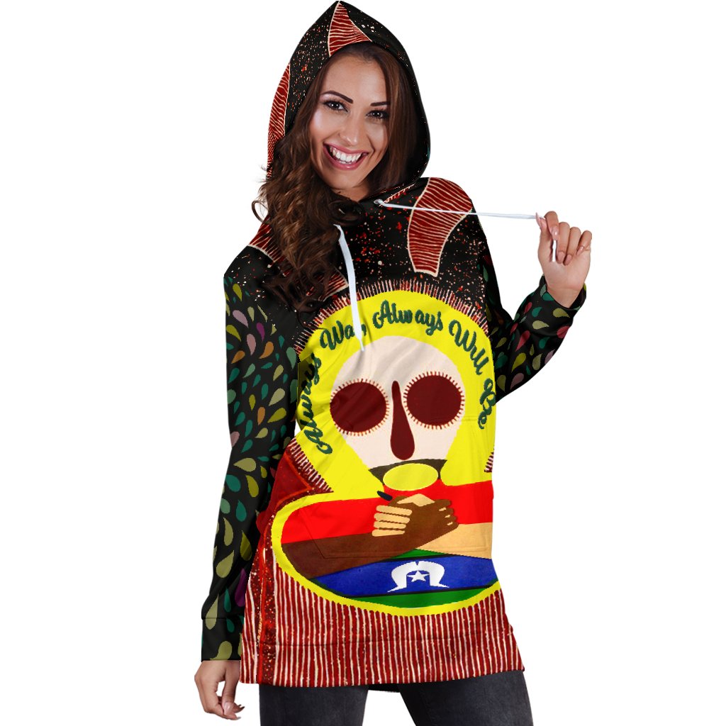 aboriginal-and-torres-strait-islander-womens-hoodie-dress-naidoc-style