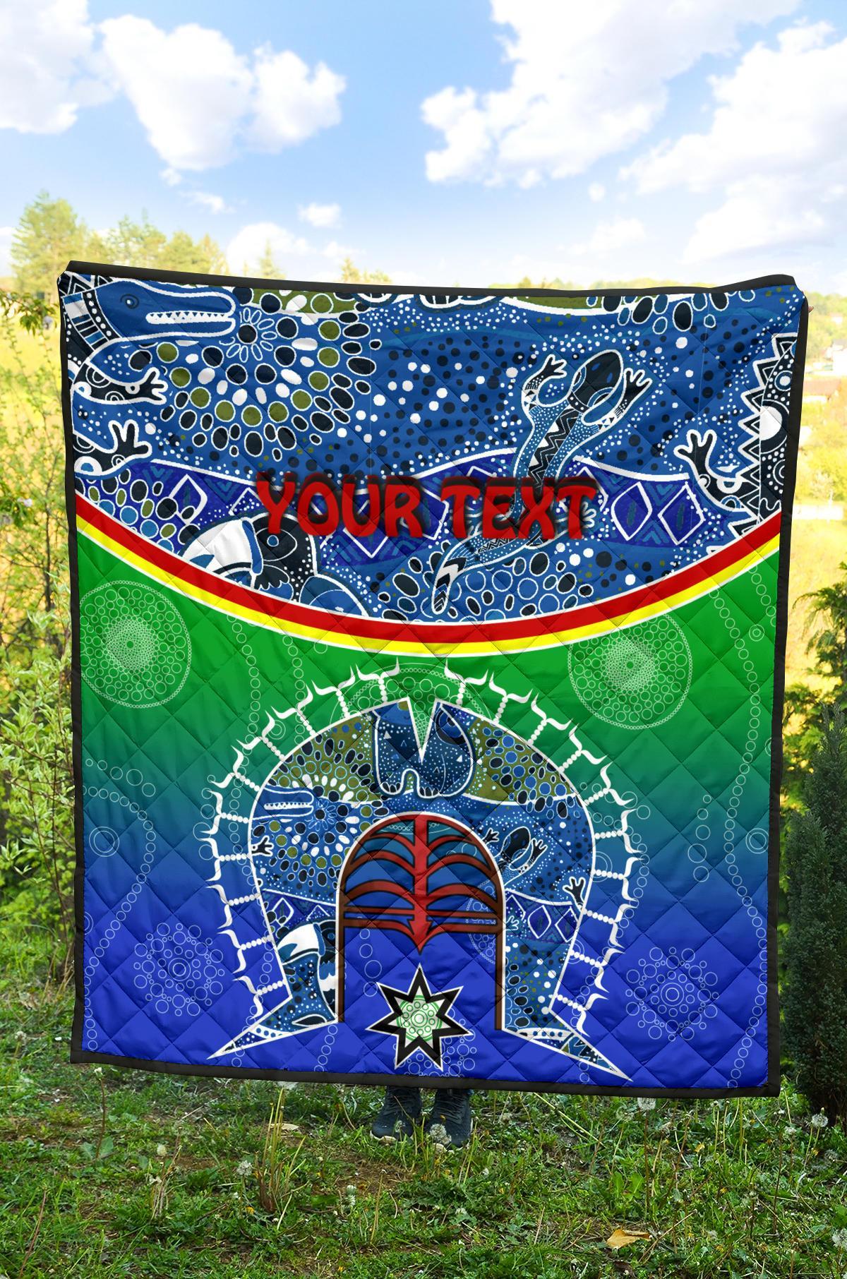 personalised-premium-quilt-torres-strait-symbol-with-aboriginal-patterns